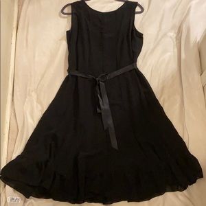 Black tea length dress